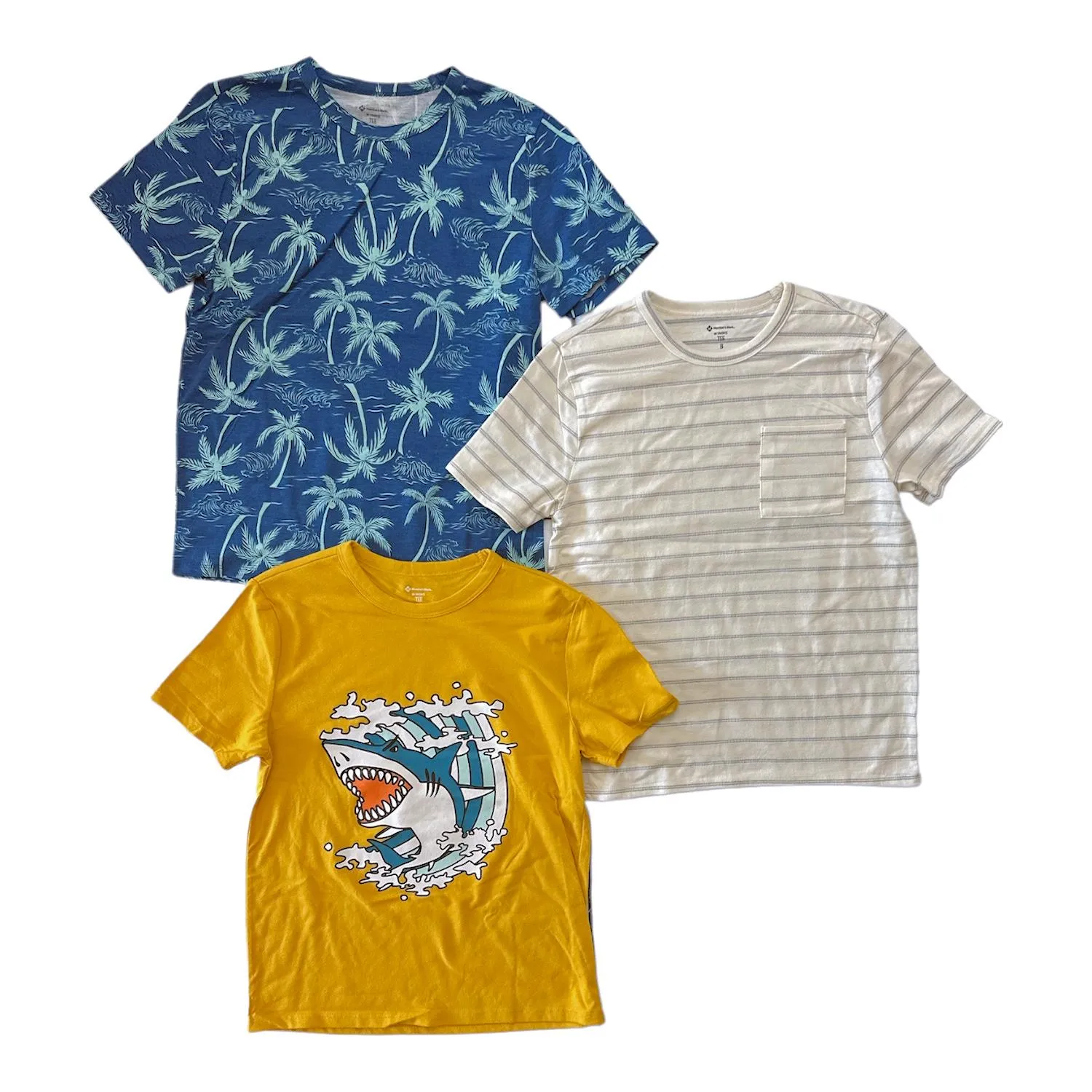 Member's Mark Boy's 3-Pack My Favorite Crew Neck Tees